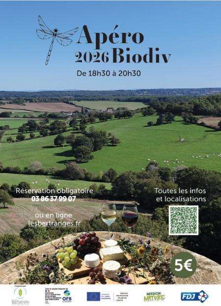 Affiche Apéro Biodiv' 2026