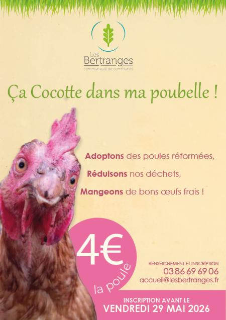 Affiche ça cocotte de ma poubelle